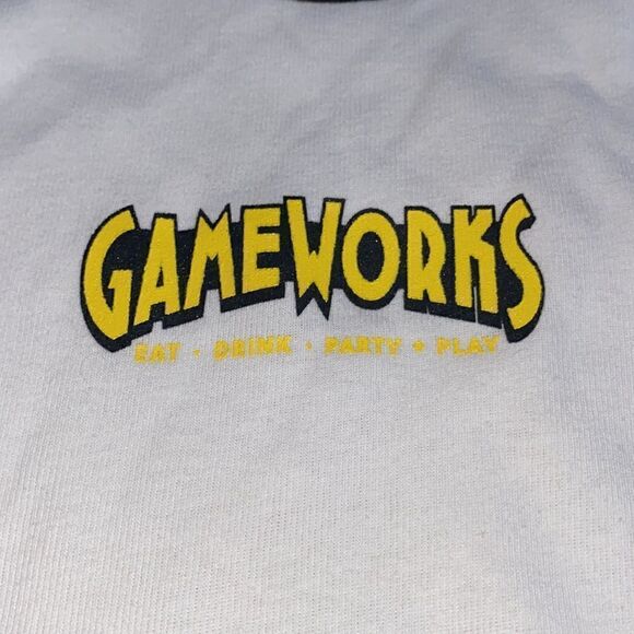 Y2K Vintage baby doll crop top t shirt games work sports bar arcade 2000s womens - Picture 3 of 7